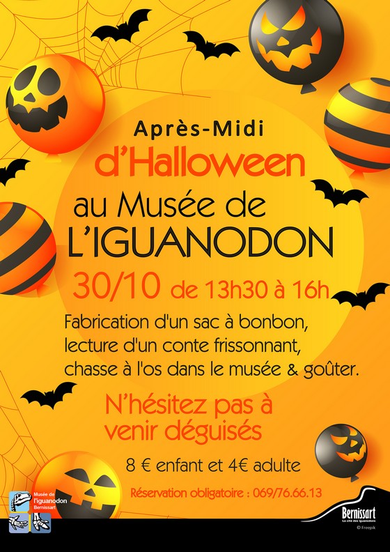 affiche halloween musee