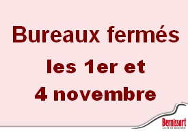 Fermeture 02 novembre